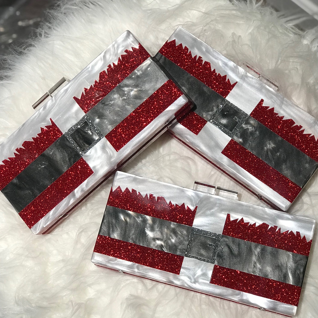 Santa Inlayed Clutch